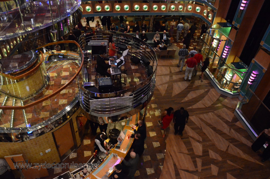 144: Carnival Magic, BC5, John Heald's Bloggers Cruise 5, Sea Day 1, Lobby