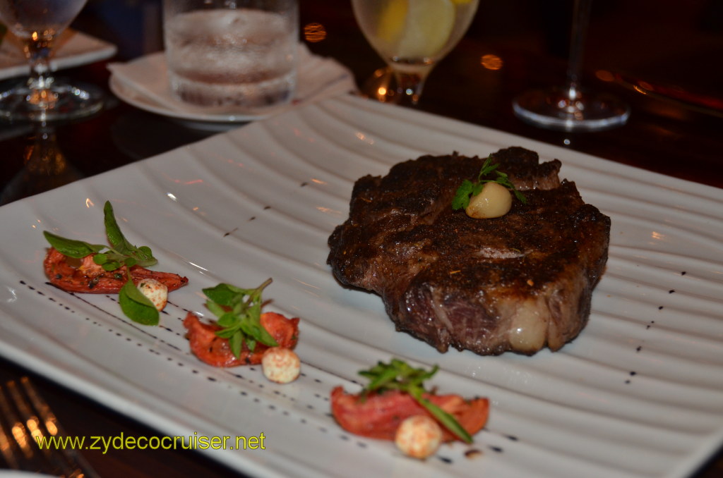 Carnival Magic, Prime Steakhouse, Spice-Rubbed Prime Ribeye Steak