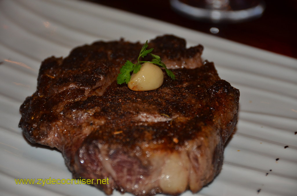 Carnival Magic, Prime Steakhouse, Spice-Rubbed Prime Ribeye Steak