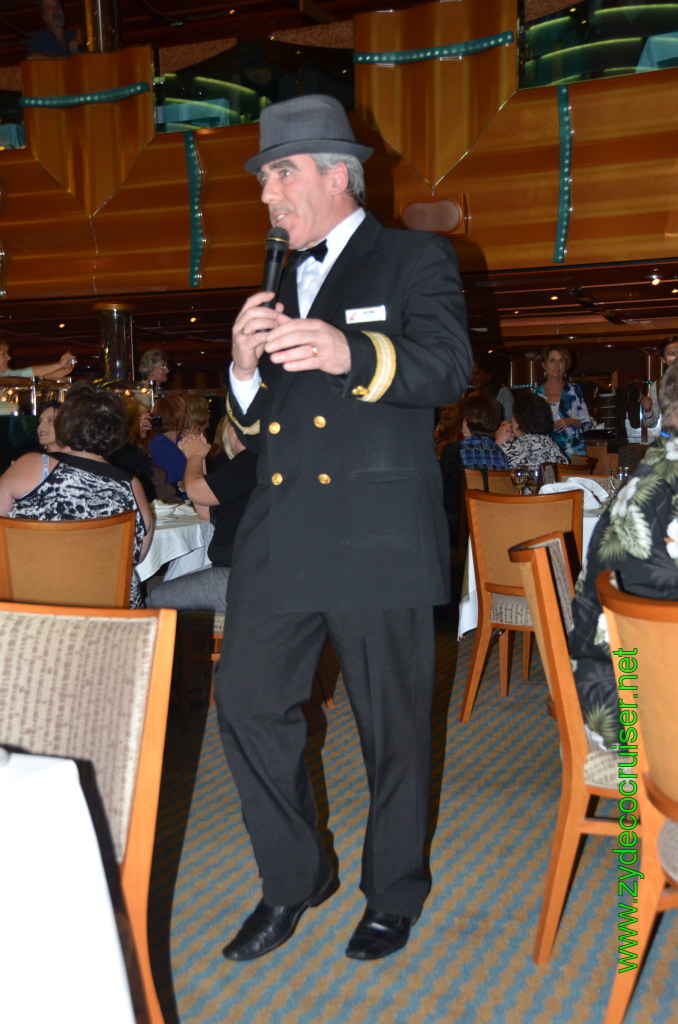 292: Carnival Magic, BC5, John Heald's Bloggers Cruise 5, Montego Bay, Jamaica, MDR Dinner, Ken Byrne, 