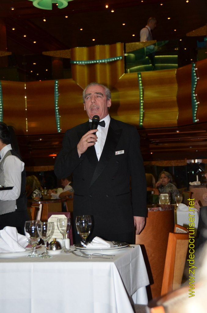 260: Carnival Magic, BC5, John Heald's Bloggers Cruise 5, Grand Cayman, MDR Dinner, Ken Byrne, 