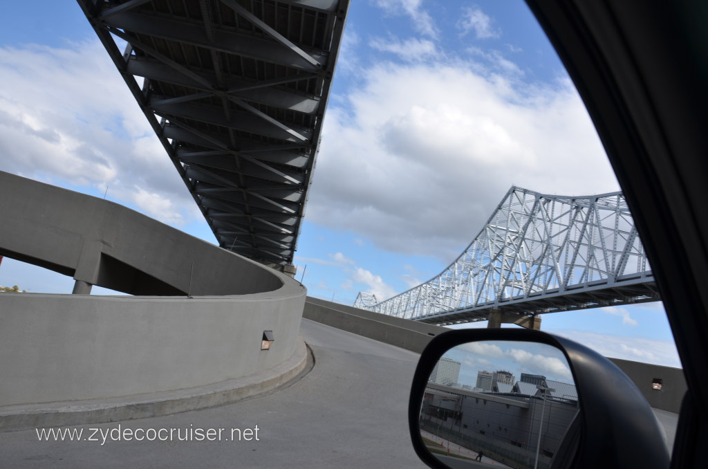 015: Parking, Erato Street cruise terminal, New Orleans,