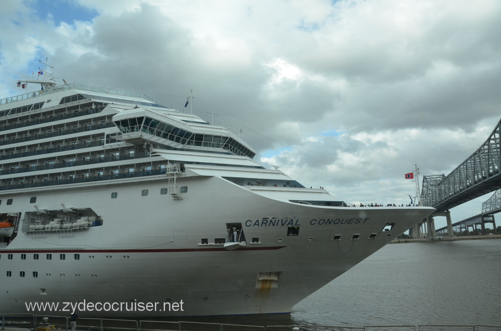 027: There she is, Carnival Conquest finally arrives back home in New Orleans, MY New Orleans, 