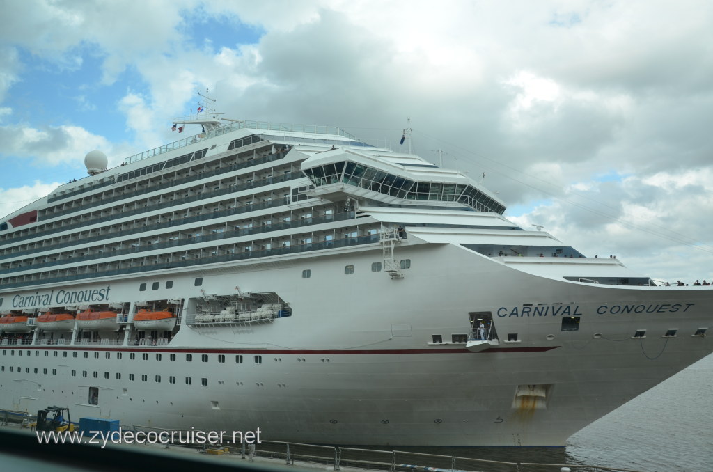 028: There she is, Carnival Conquest finally arrives back home in New Orleans, MY New Orleans, 