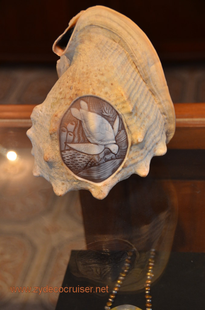 221: Carnival Conquest, Nov 17, 2011, Roatan, Stone Castle Cameo Factory,