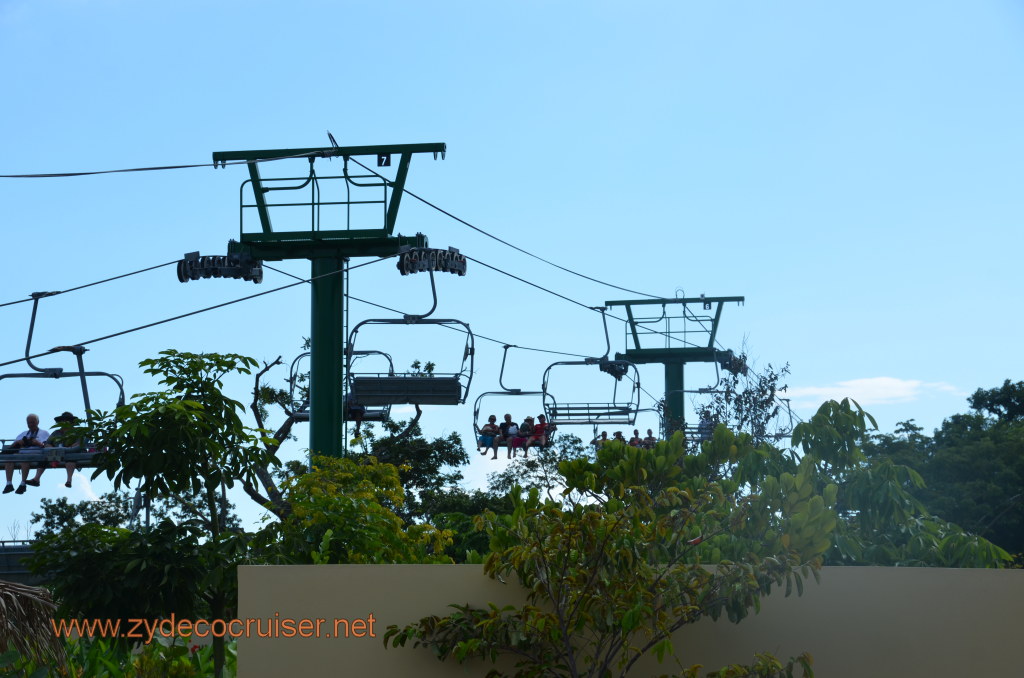 244: Carnival Conquest, Nov 17, 2011, Roatan, Mahogany Bay, Flying Chairs, 