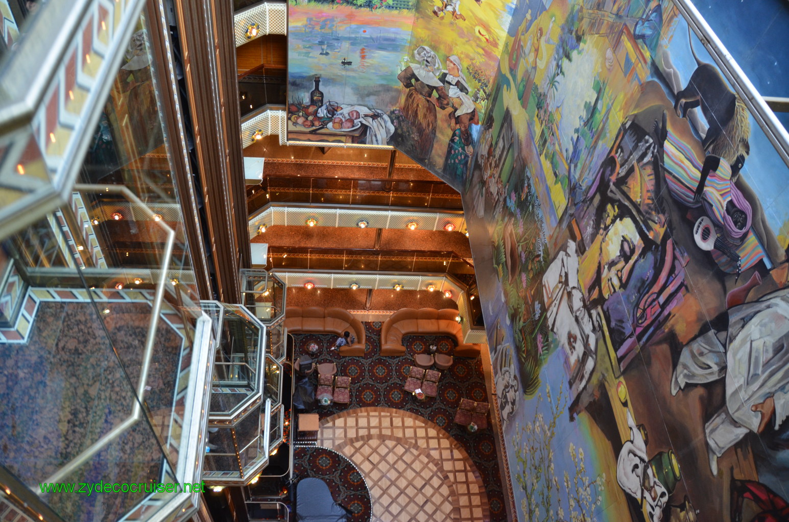 038: Carnival Conquest, Nov 18. 2011, Cozumel, Atrium