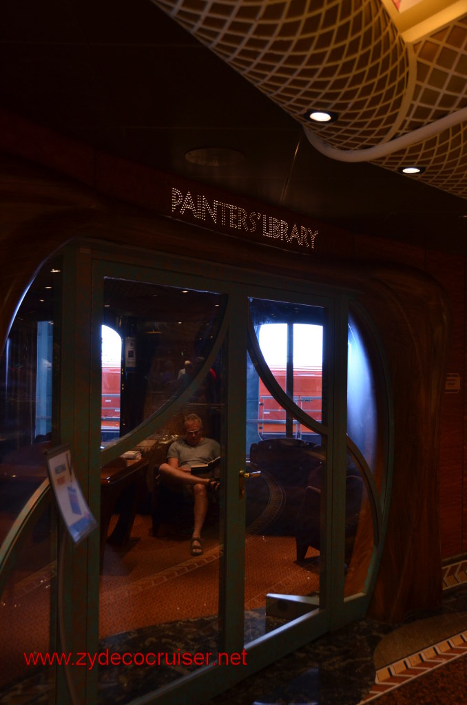 104: Carnival Conquest, Nov 19, 2011, Sea Day 3, Painter's Library
