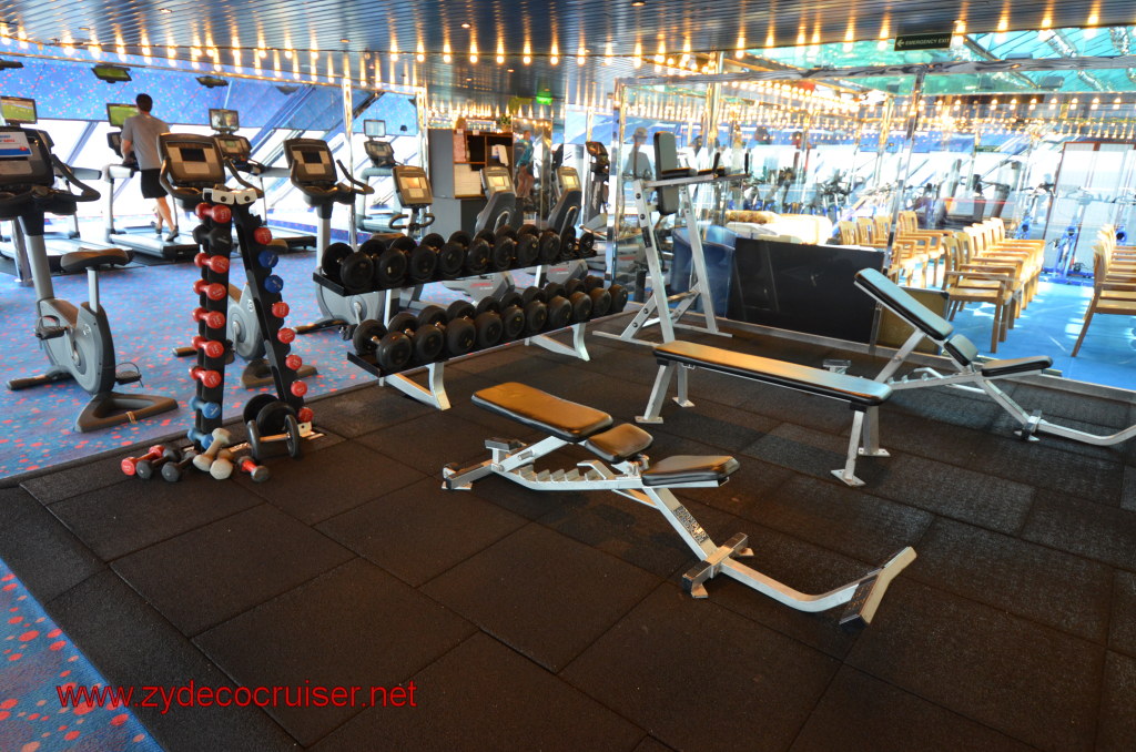 134: Carnival Conquest, Nov 19, 2011, Sea Day 3, Gymnasium
