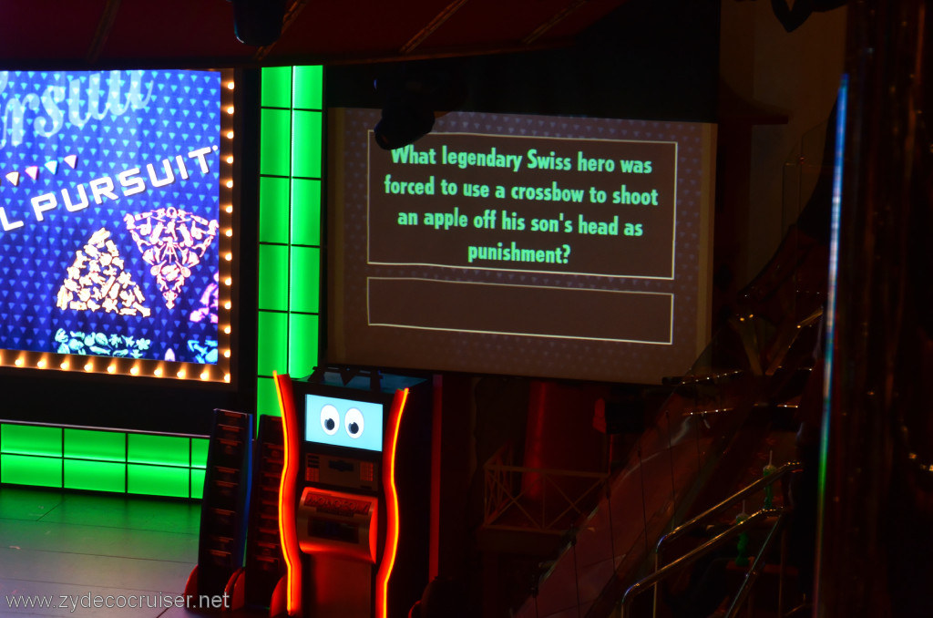 119: Carnival Conquest, Fun Day at Sea 1, Hasbro the Game Show, Trivial Pursuit, 
