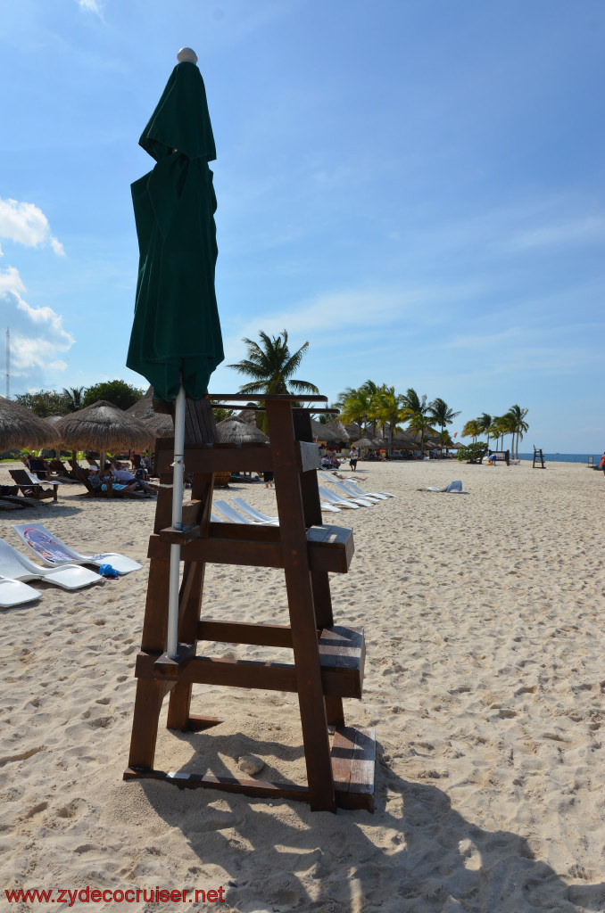 065: Carnival Conquest, Cozumel, Chankanaab, Lifeguard station, 