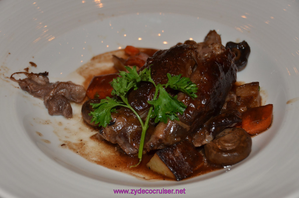 Braised Lamb Shank in a Burgundy Sauce, 