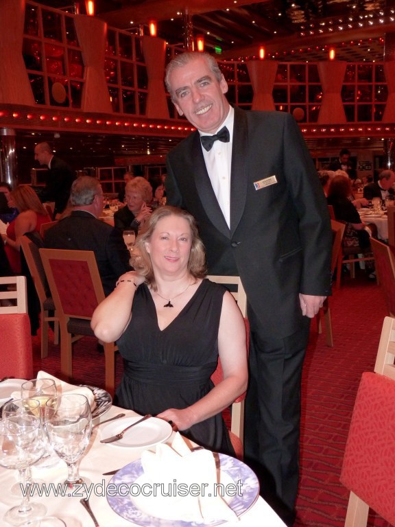 3909: Carnival Dream Senior Maitre D' Ken Byrne and the Queen