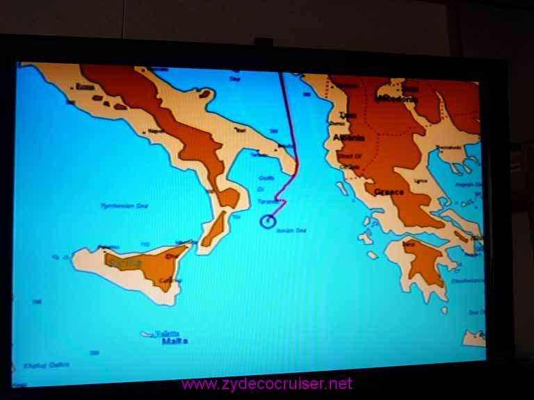 5055: Carnival Dream, Mediterranean Cruise, You Are Here