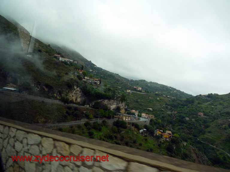 5176: Carnival Dream - Ride from Castelmola to Taormina