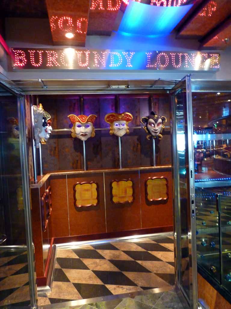 1938: Carnival Dream, Transatlantic Cruise, Burgundy Lounge