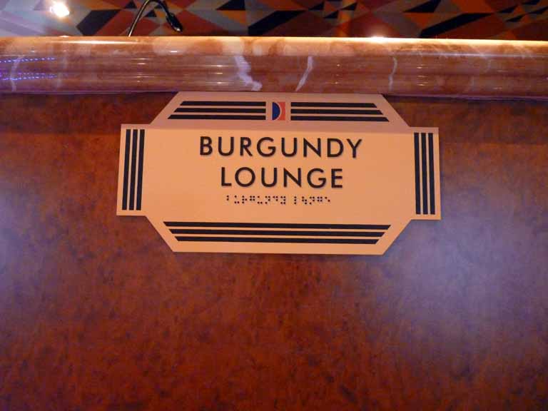 1944: Carnival Dream, Transatlantic Cruise, Burgundy Lounge