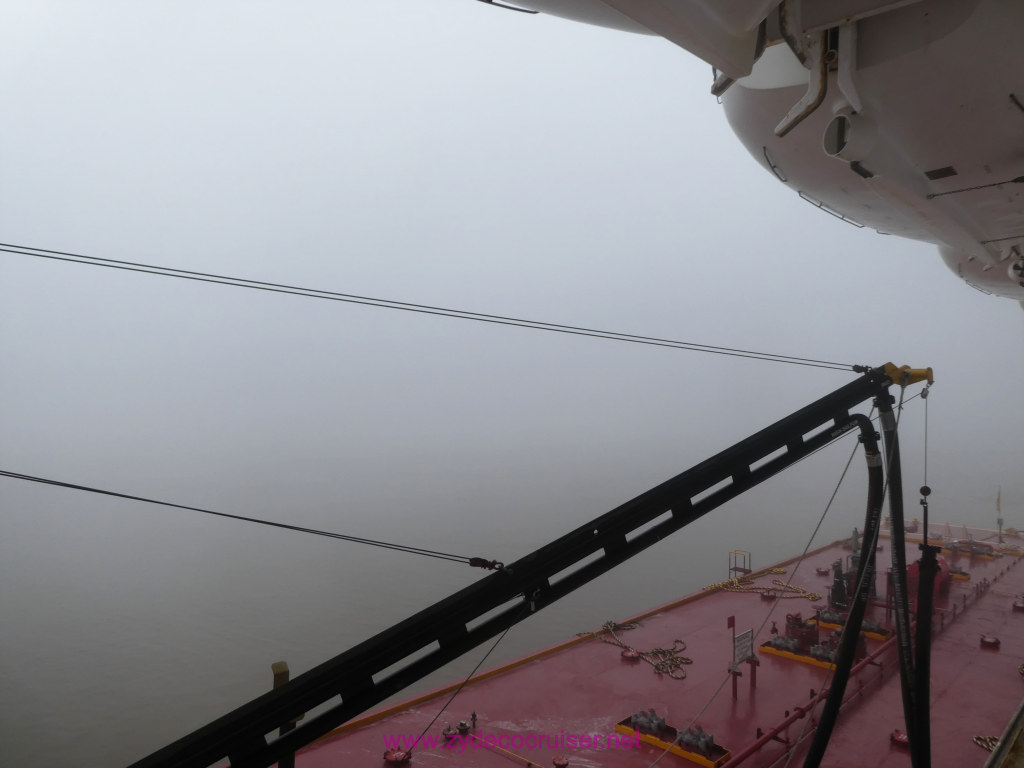 059c: Carnival Dream Cruise, New Orleans refueling in the fog 