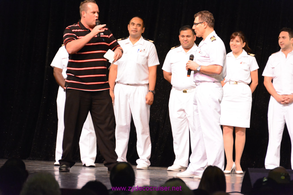 060: Carnival Dream Reposition Cruise, Fun Day at Sea 2, CD Hennie Van Heerden and Captain Rocco Lubrano