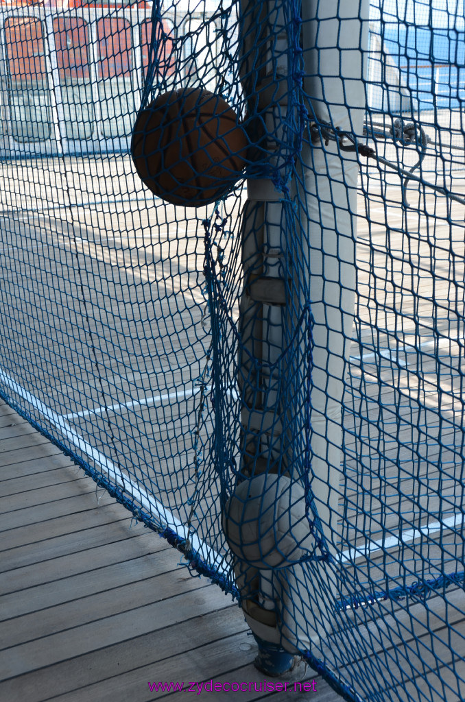 136: Carnival Elation Cruise, Cozumel, Volleyball and basketball storage, 
