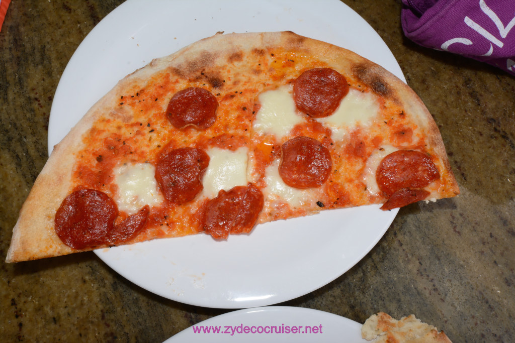 025: Carnival Fantasy, Mobile, Embarkation, Pepperoni Pizza