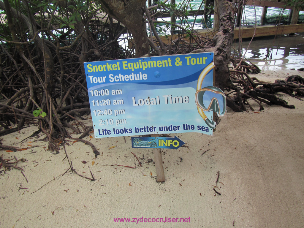 101: Carnival Fantasy Cruise, Roatan, Little French Key, 