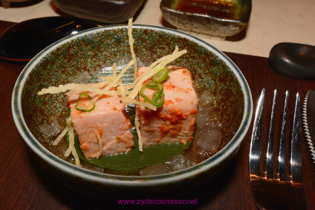 023: Carnival Horizon Transatlantic Cruise, Sea Day 1, Bonsai Teppanyaki, 