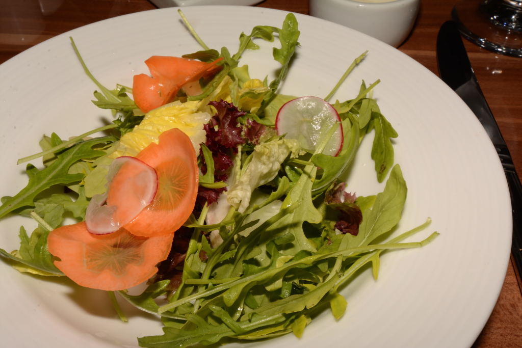 007: Carnival Horizon Transatlantic Cruise, Sea Day 7, MDR Lunch, Medley of Garden and Field Greens 