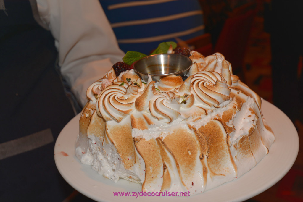 011: Carnival Horizon Transatlantic Cruise, Sea Day 8, Last Day, Baked Alaska