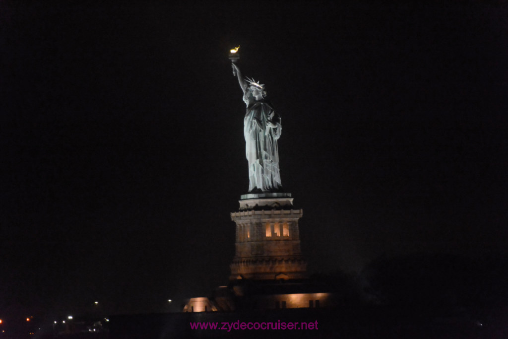 023: Carnival Horizon Transatlantic Cruise, Sailing into New York, Statue of Liberty