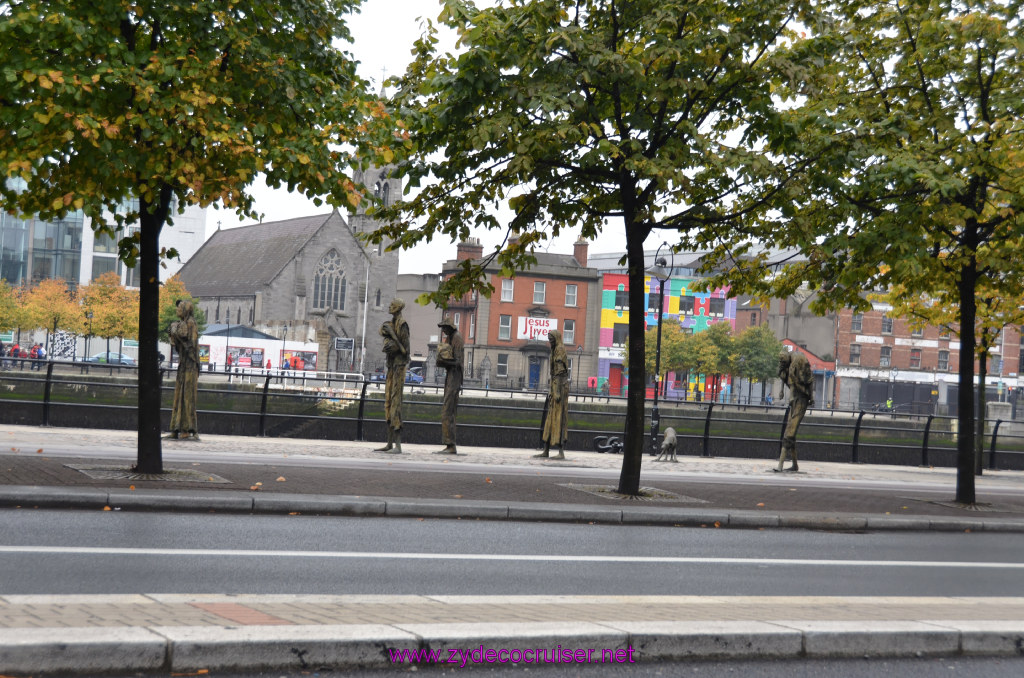 303: Carnival Legend, British Isles Cruise, Dublin, Docklands, Famine Memorial,