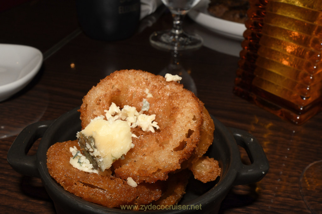 133: Carnival Legend, Fahrenheit 555 Steakhouse, Onion Rings