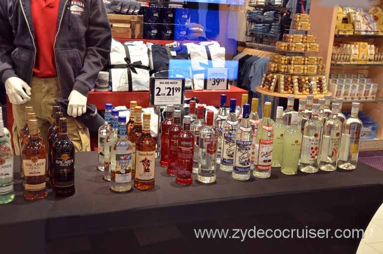 173: Carnival Magic Inaugural Cruise, Grand Mediterranean, Venice, Fun Shops not open, yet.