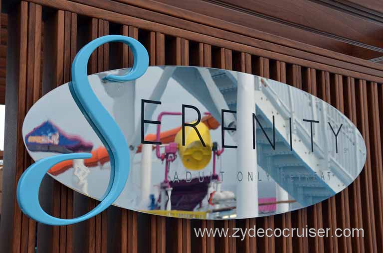 125: Carnival Magic Inaugural Cruise, Sea Day 1, Serenity, 