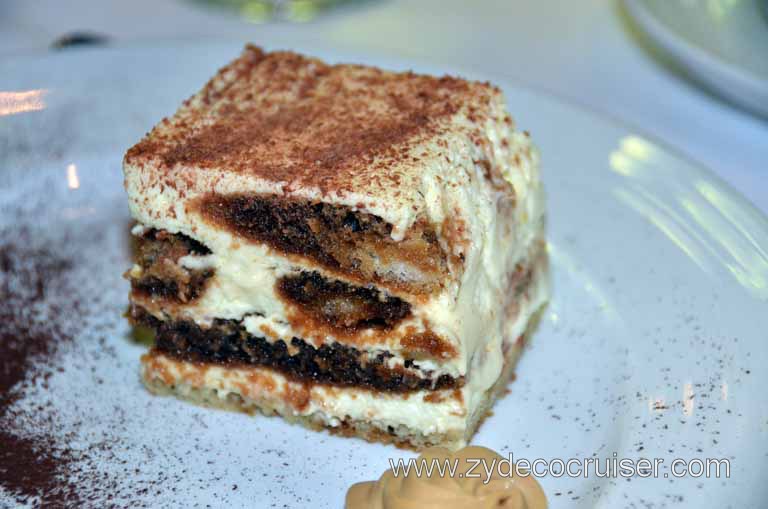 415: Carnival Magic, Inaugural Cruise, Dubrovnik, Dinner, Tiramisu