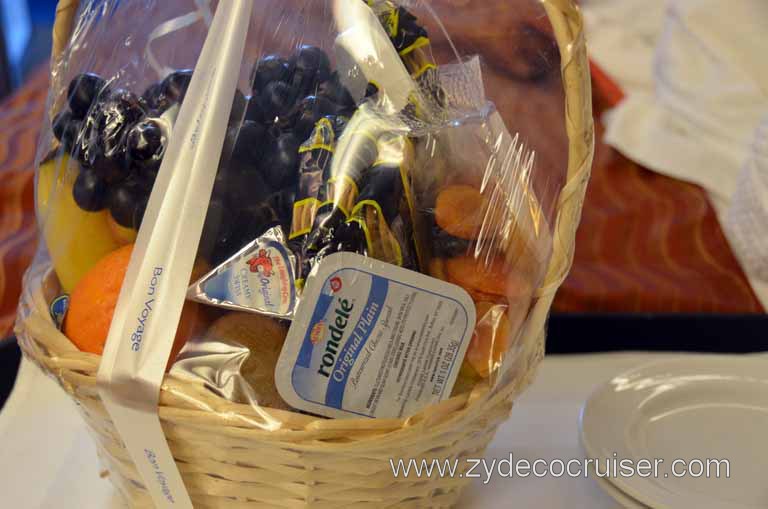 122: Carnival Magic, Inaugural Cruise, Sea Day 2, Fruit Basket from John Heald