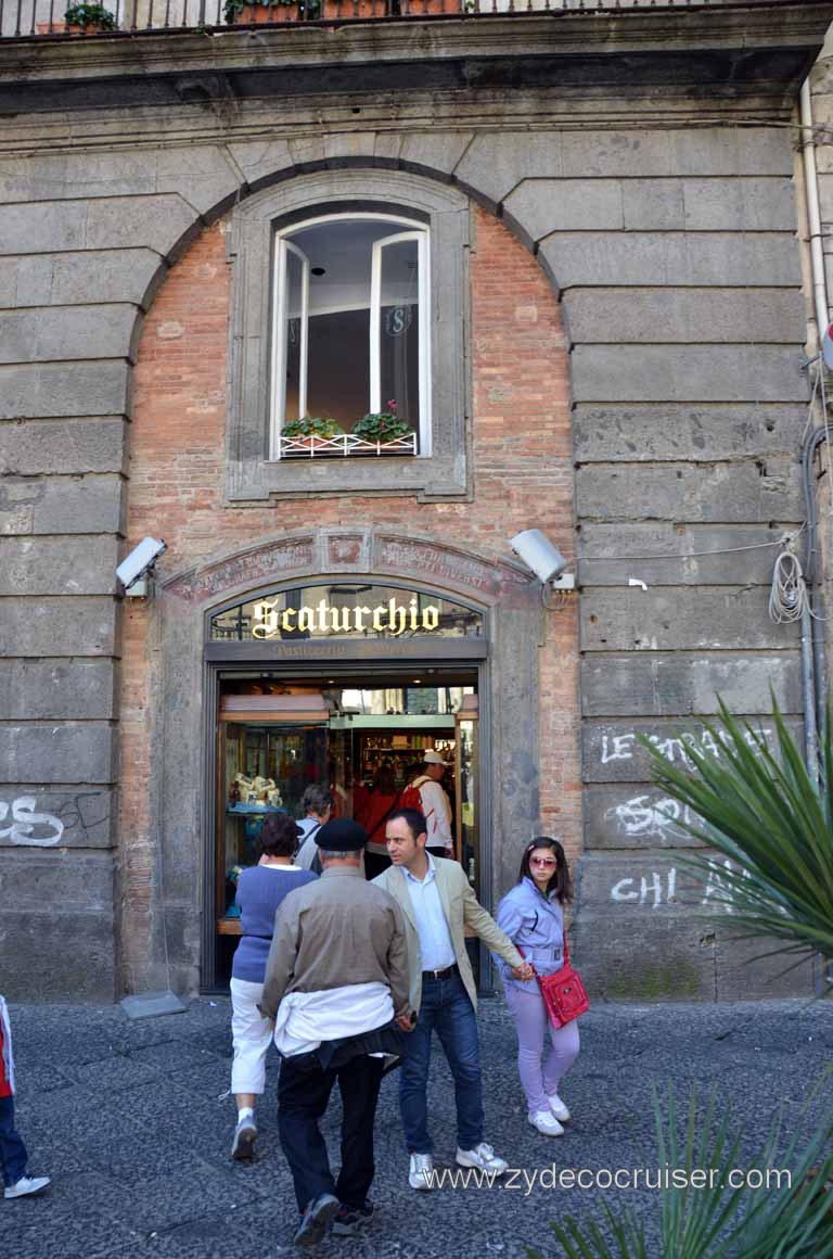 191: Carnival Magic Inaugural Cruise, Naples, Secrets (Underground) of Naples Tour, Scaturchio's Pastiera, 