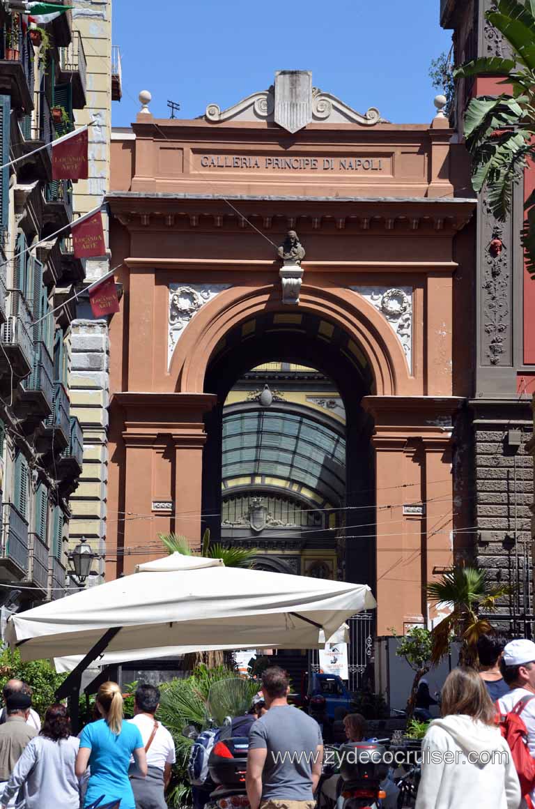 221: Carnival Magic Inaugural Cruise, Naples, Secrets (Underground) of Naples Tour, Galleria Principe Di Napoli, 