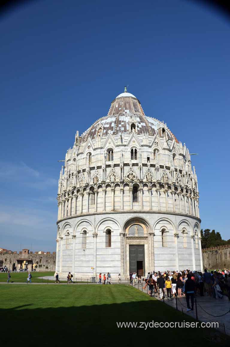 059: Carnival Magic Inaugural Voyage, Livorno, Pisa and Winery Tour, Baptistery