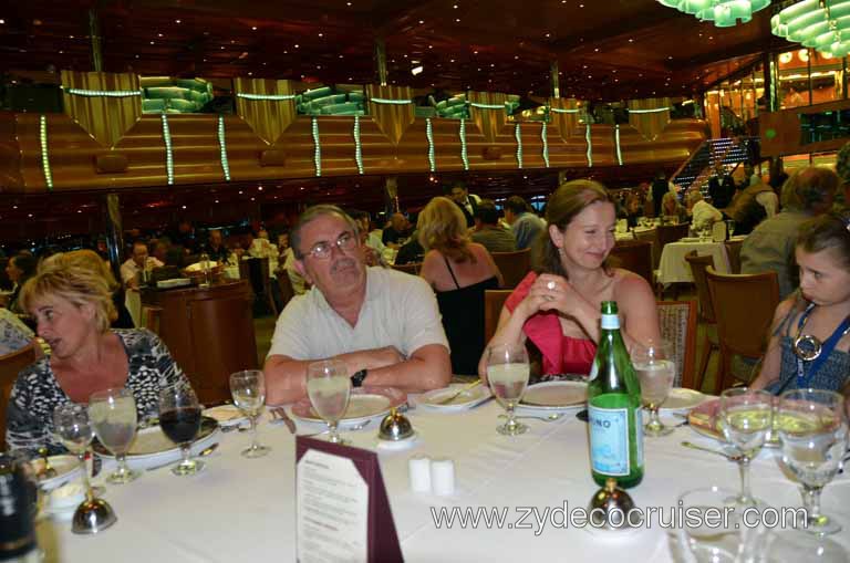 233: Carnival Magic Inaugural Voyage, Monte Carlo, Sea Day 3, Dinner, 