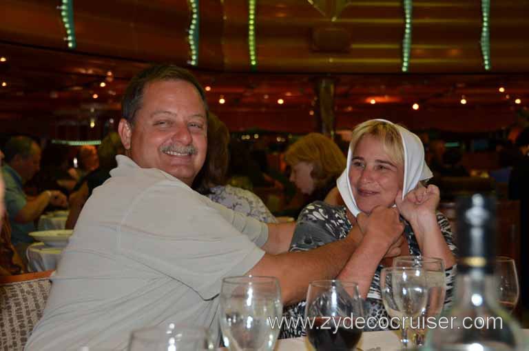 241: Carnival Magic Inaugural Voyage, Monte Carlo, Sea Day 3, Dinner, 