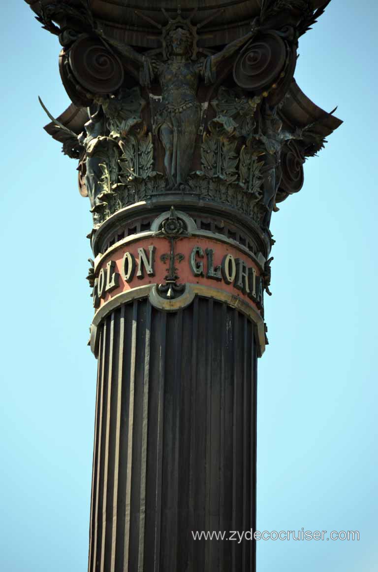 149: Carnival Magic, Grand Mediterranean, Barcelona, Columbus Monument, 