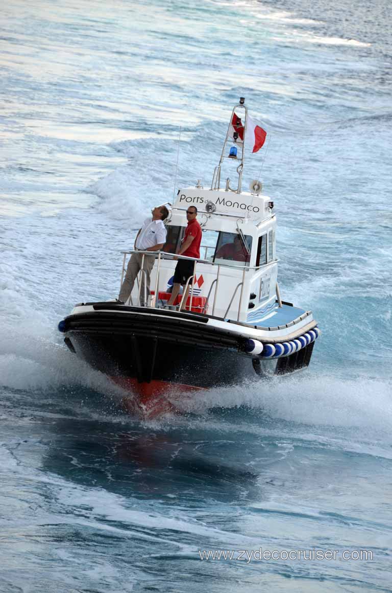 011: Carnival Magic Grand Mediterranean Cruise, Monte Carlo, Monaco, Pilot boat, 