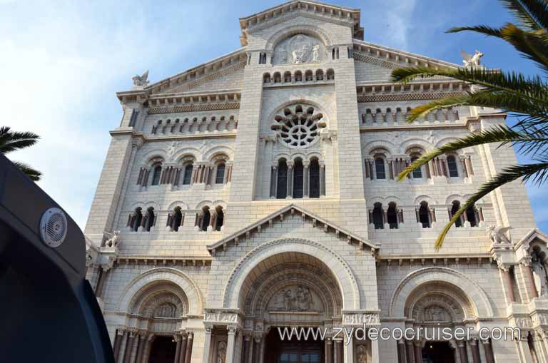 375: Carnival Magic Grand Mediterranean Cruise, Monte Carlo, Monaco, HoHo Tour, Monaco Catherdral