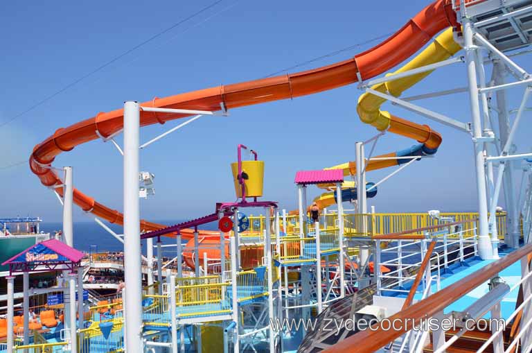 004: Carnival Magic, Mediterranean Cruise, Sea Day 2, Waterworks