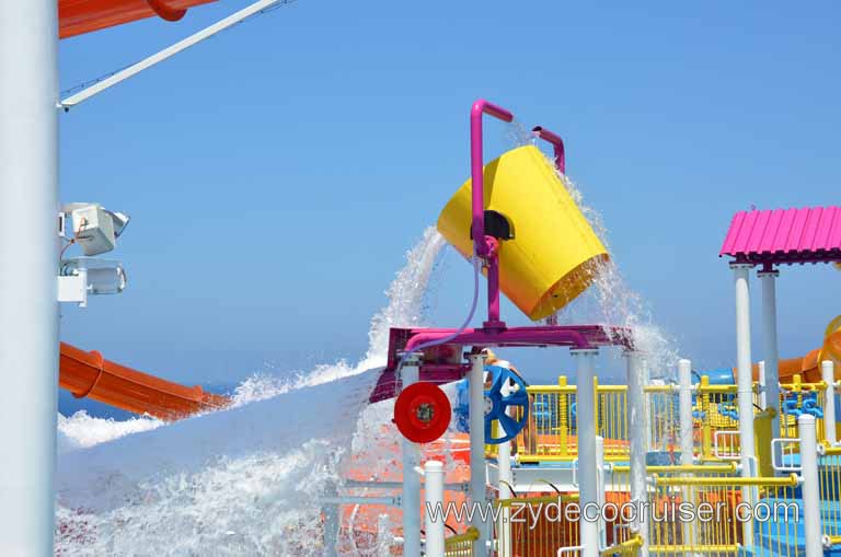 035: Carnival Magic, Mediterranean Cruise, Sea Day 2, Waterworks, Power Drencher, 