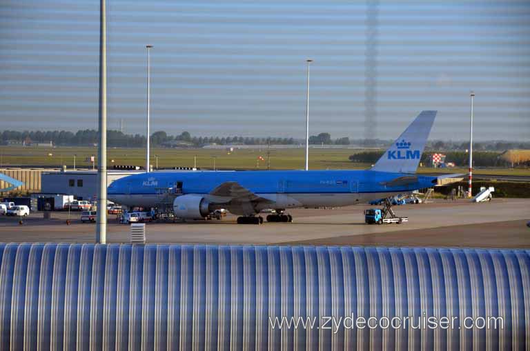 107: Carnival Magic, View from CitizenM AMS (Amsterdam) Airport