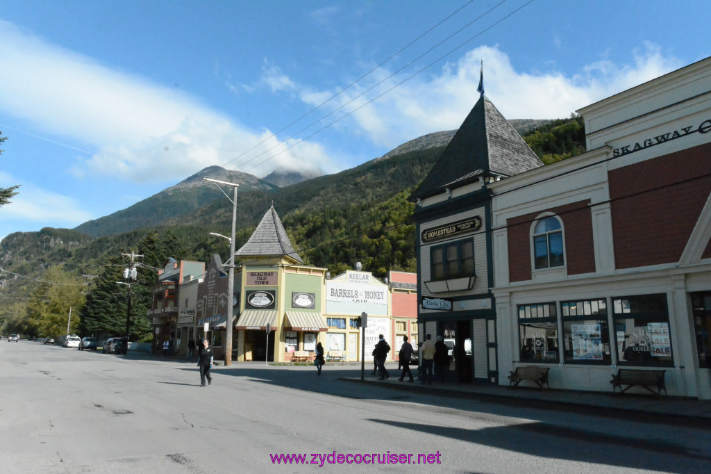 324: Carnival Miracle Alaska Cruise, Skagway, Klondike Summit, Suspension Bride, and Salmon Bake