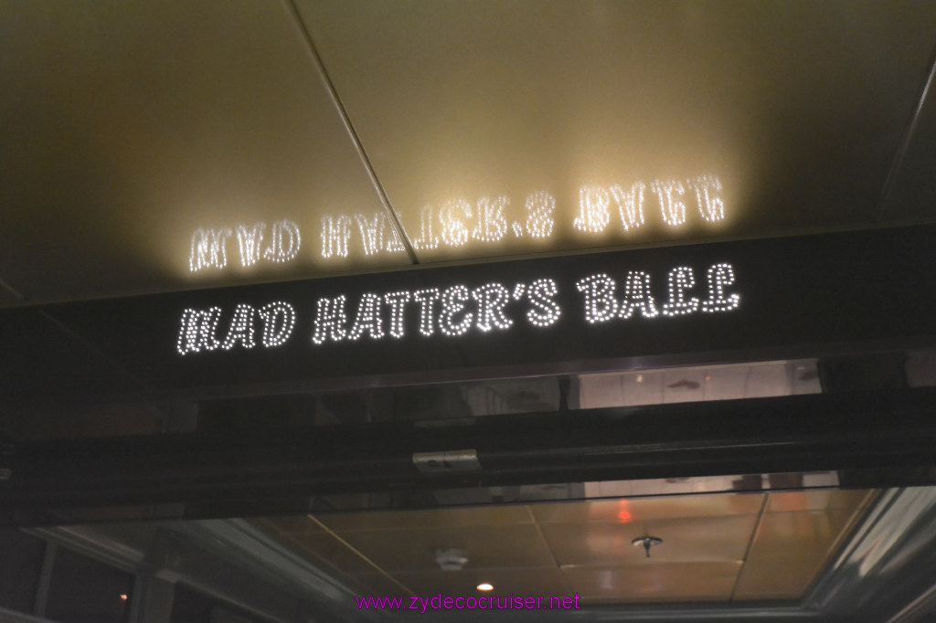 002: Carnival Miracle Alaska Cruise, Sea Day 2, Mad Hatter's Ball