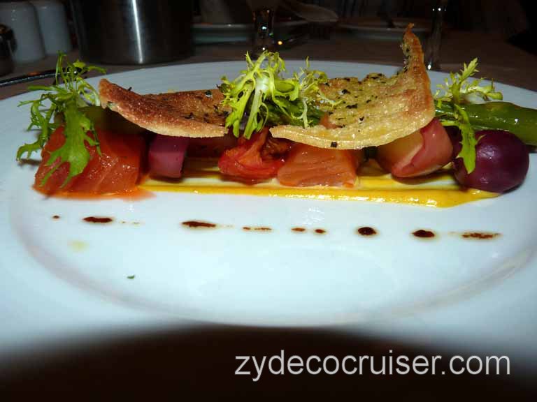542: Carnival Sensation - Cured Salmon and Candied Tomato
